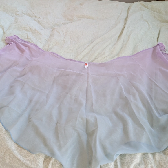 Cloud & Victory ombre wrap ballet skirt L/XL - Picture 3 of 4